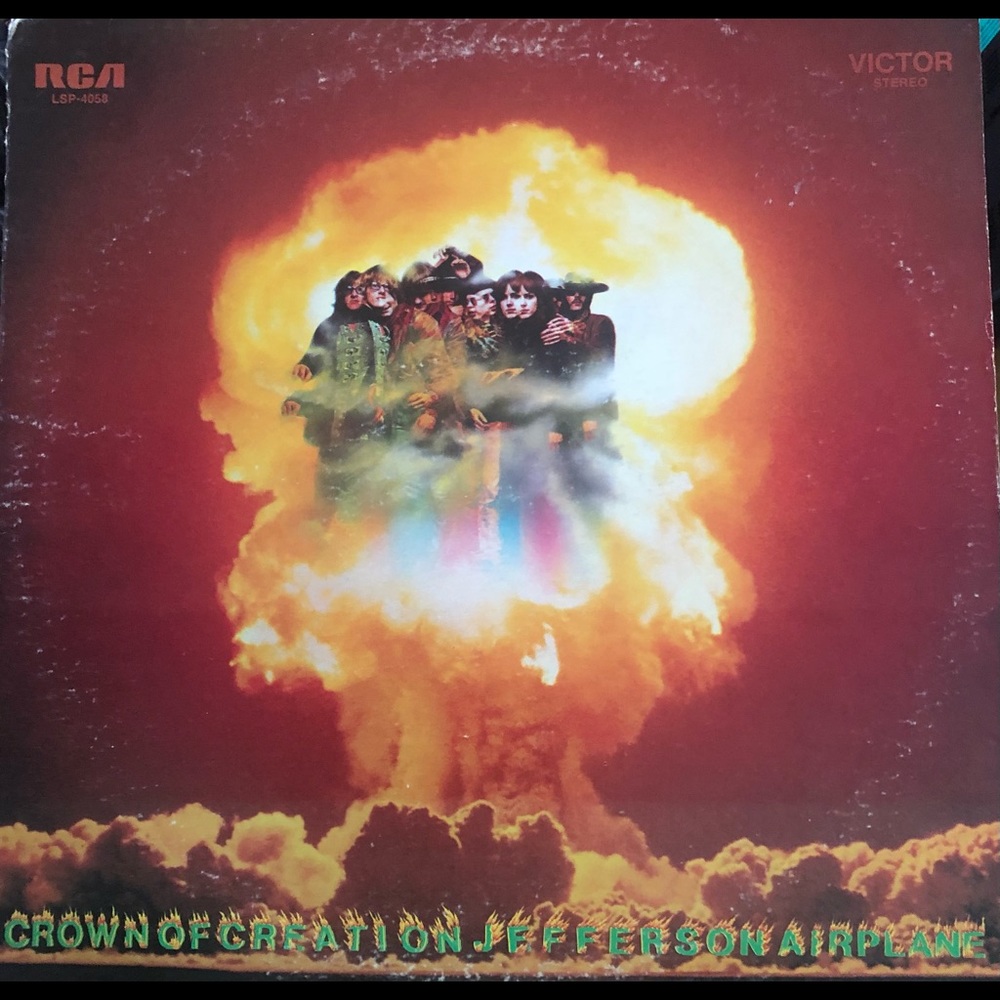 Jefferson Airplane Crown of Creation Japan Release Vinyl Album LP NM (1968)